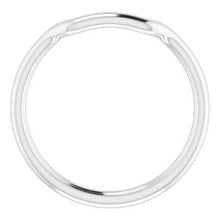 Charger l'image dans la galerie, Sterling Silver Band for 6 mm Square Ring
