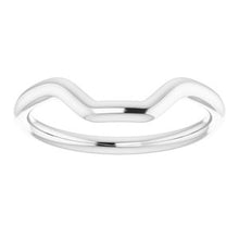Charger l'image dans la galerie, Sterling Silver Band for 8x6 mm Emerald Ring

