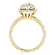 Load image into Gallery viewer, 14K Yellow 1 1/8 CTW Diamond Engagement Ring
