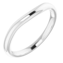 Charger l'image dans la galerie, Sterling Silver Band for 5 mm Cushion Ring
