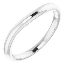 Load image into Gallery viewer, Sterling Silver Band for 7.4 mm Round Ring
