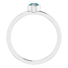 Charger l'image dans la galerie, Sterling Silver Imitation Alexandrite Ring

