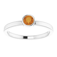 Charger l'image dans la galerie, Sterling Silver Imitation Citrine Ring
