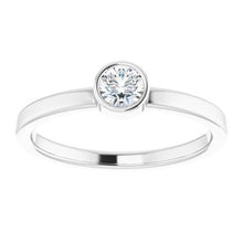 Charger l'image dans la galerie, Sterling Silver Imitation Diamond Ring

