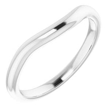 Load image into Gallery viewer, Sterling Silver Band for 9x7 mm Emerald Ring
