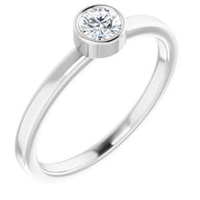 Charger l'image dans la galerie, Sterling Silver Imitation Diamond Ring
