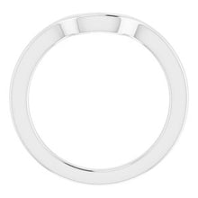 Charger l'image dans la galerie, Sterling Silver Band for 7x5 mm Emerald Ring
