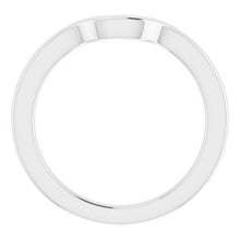 Charger l'image dans la galerie, Sterling Silver Band for 6x4 mm Emerald Ring
