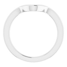 Charger l'image dans la galerie, Sterling Silver Band for 9x6 mm Pear Ring
