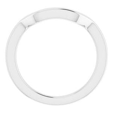 Charger l'image dans la galerie, Sterling Silver Band for 8 mm Square Ring
