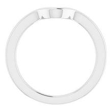 Charger l'image dans la galerie, Sterling Silver Band for 7x3.5 mm Marquise Ring
