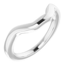 Charger l'image dans la galerie, Sterling Silver Band for 10x8 mm Emerald Ring
