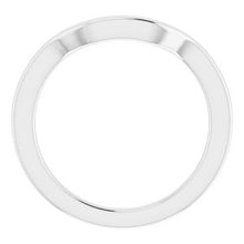 Charger l'image dans la galerie, Sterling Silver Band for 6 mm Square Ring
