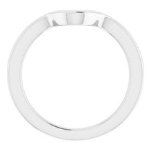Charger l'image dans la galerie, Sterling Silver Band for 8x5 mm Pear Ring
