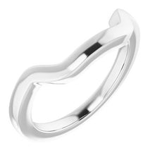 Charger l'image dans la galerie, Sterling Silver Band for 9 mm Square Ring
