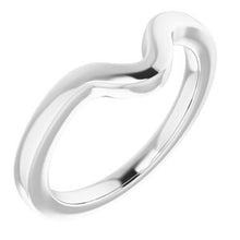 Charger l'image dans la galerie, Sterling Silver Band for 9x4.5 mm Marquise Ring
