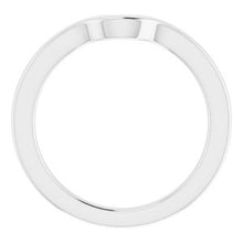 Charger l'image dans la galerie, Sterling Silver Band for 6x4 mm Oval Ring
