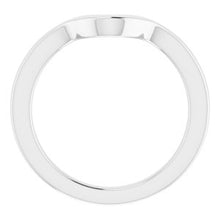 Charger l'image dans la galerie, Sterling Silver Band for 8x6 mm Pear Ring
