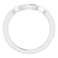 Charger l'image dans la galerie, Sterling Silver Band for 9 mm Cushion Ring
