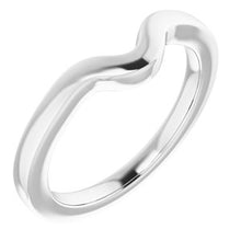Charger l'image dans la galerie, Sterling Silver Band for 6x4 mm Pear Ring
