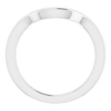 Charger l'image dans la galerie, Sterling Silver Band for 8 mm Cushion Ring
