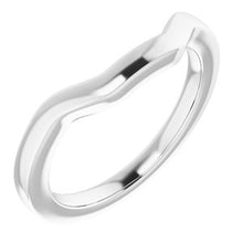 Charger l'image dans la galerie, Sterling Silver Band for 6.5 mm Square Ring
