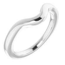 Charger l'image dans la galerie, Sterling Silver Band for 9x7 mm Oval Ring
