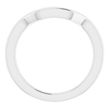 Charger l'image dans la galerie, Sterling Silver Band for 6.5 mm Square Ring
