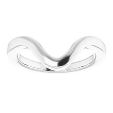 Charger l'image dans la galerie, Sterling Silver Band for 12x8 mm Pear Ring
