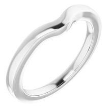 Charger l'image dans la galerie, Sterling Silver Band for 4.1 mm Round Ring
