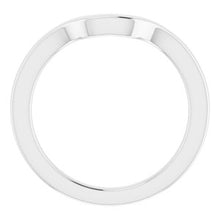 Charger l'image dans la galerie, Sterling Silver Band for 7x5 mm Emerald Ring
