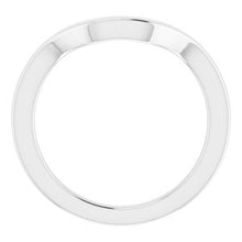 Charger l'image dans la galerie, Sterling Silver Band for 9x7 mm Emerald Ring
