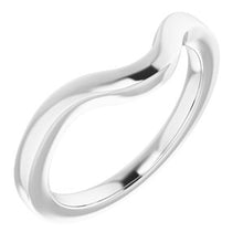 Charger l'image dans la galerie, Sterling Silver Band for 9x7 mm Oval Ring

