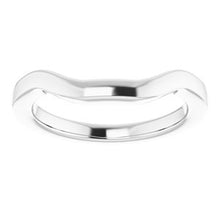Charger l'image dans la galerie, Sterling Silver Band for 6 mm Square Ring

