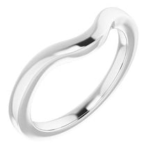 Charger l'image dans la galerie, Sterling Silver Band for 7 mm Round Ring
