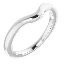 Charger l'image dans la galerie, Sterling Silver Band for 6 mm Round Ring
