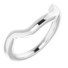Charger l'image dans la galerie, Sterling Silver Band for 9 mm Square Ring
