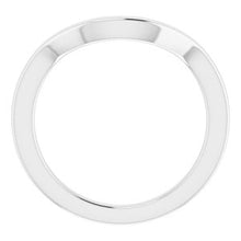 Charger l'image dans la galerie, Sterling Silver Band for 9 mm Cushion Ring
