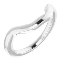 Charger l'image dans la galerie, Sterling Silver Band for 11x9 mm Emerald Ring
