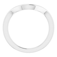 Charger l'image dans la galerie, Sterling Silver Band for 12x10 mm Oval Ring
