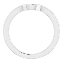 Charger l'image dans la galerie, Sterling Silver Band for 6x4 mm Oval Ring
