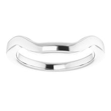 Charger l'image dans la galerie, Sterling Silver Band for 7 mm Square Ring
