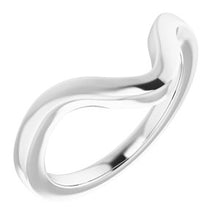 Charger l'image dans la galerie, Sterling Silver Band for 12x8 mm Pear Ring
