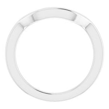 Charger l'image dans la galerie, Sterling Silver Band for 7.5 mm Square Ring
