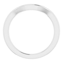 Charger l'image dans la galerie, Sterling Silver Band for 5 mm Square Ring

