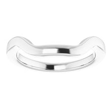 Charger l'image dans la galerie, Sterling Silver Band for 8 mm Square Ring
