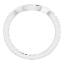 Charger l'image dans la galerie, Sterling Silver Band for 8 mm Cushion Ring
