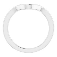 Charger l'image dans la galerie, Sterling Silver Band for 9x6 mm Pear Ring
