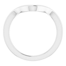Charger l'image dans la galerie, Sterling Silver Band for 12x8 mm Pear Ring
