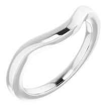 Charger l'image dans la galerie, Sterling Silver Band for 8 mm Cushion Ring
